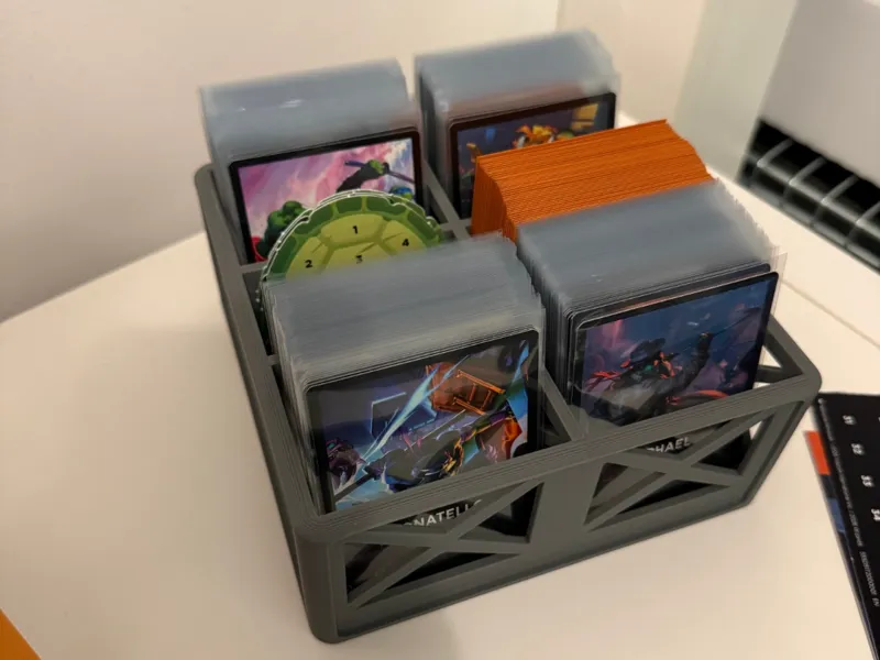 TCG Standard Deck Crate - Turtle Team Up Storage