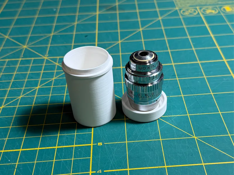Microscope Objective Case (wide version)