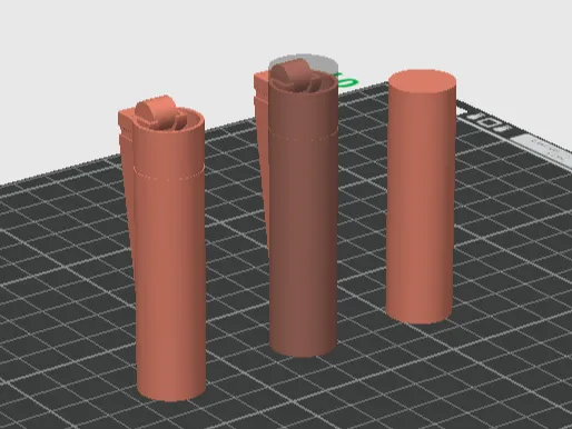 Clipper Lighter Template Dummy Kit Custom Model