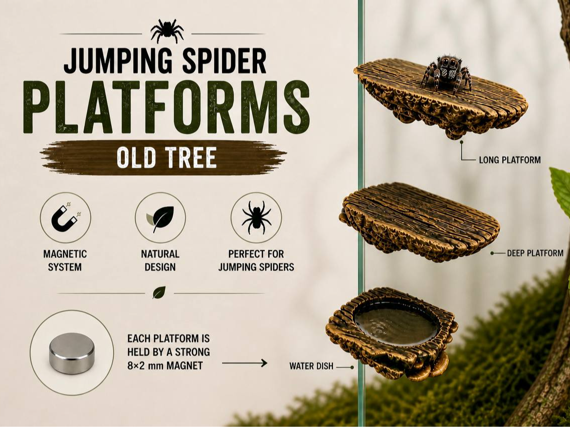 Jumping Spider Platforms – Old Tree