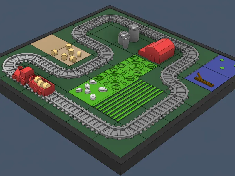 Zen Farmin (Fully Customizable Train Set)