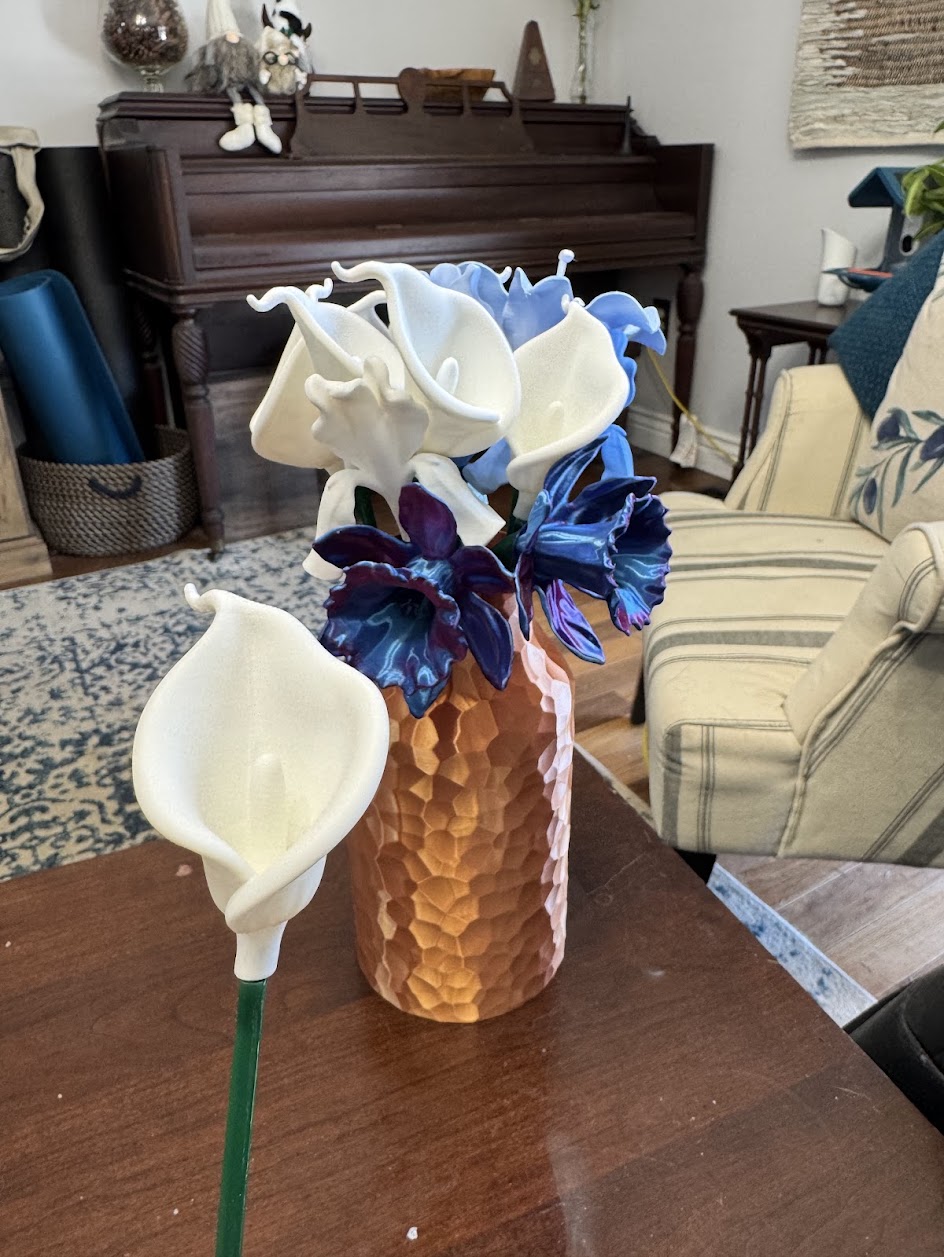 Miniatura 2 do modelo 3D 马蹄莲花朵