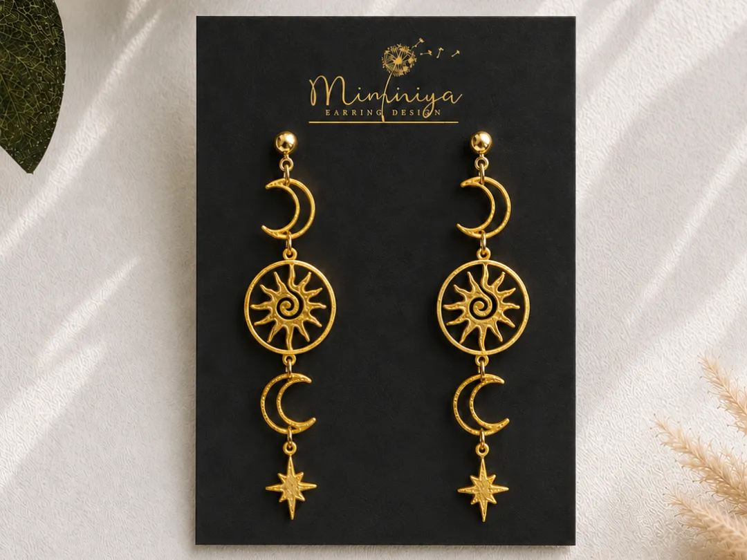 Celestial Harmony Earrings view 2