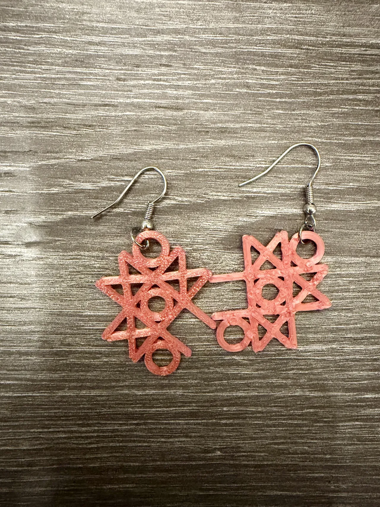 Boucles d'Oreilles Morpion (Tic-Tac-Toe) view 3