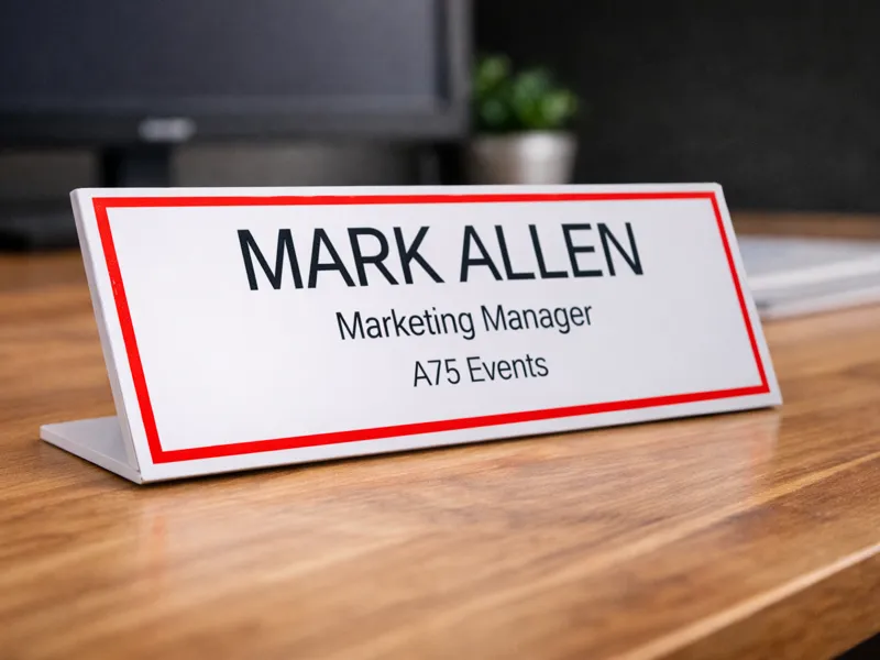 Parametric Nameplate & Sign Maker