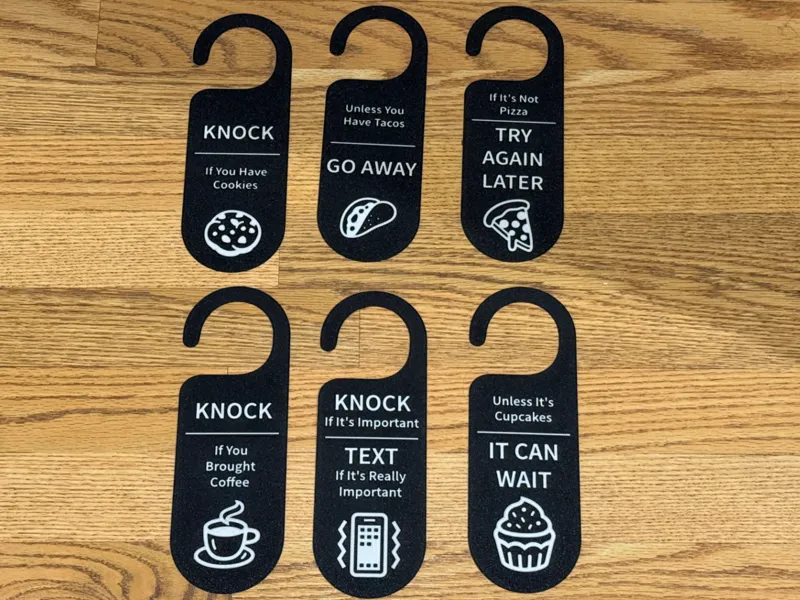 Funny / Witty Door Hangers
