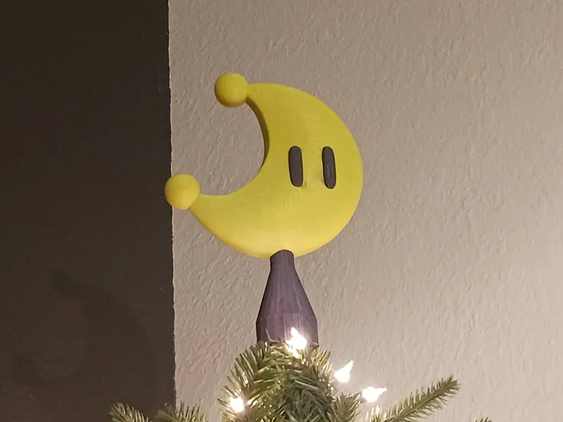 Super Mario Power Moon Tree Topper