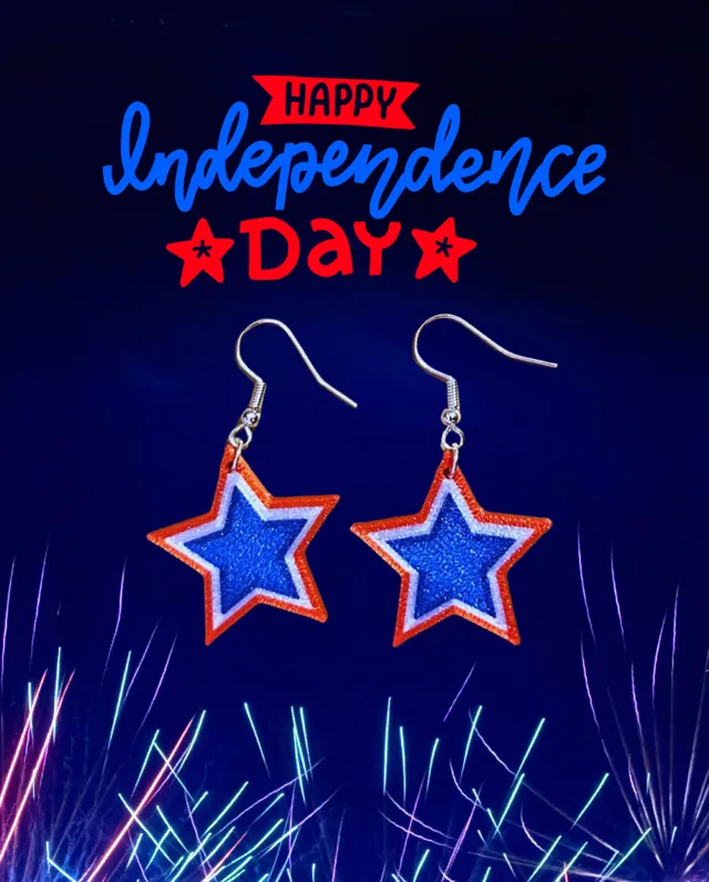 Star earrings