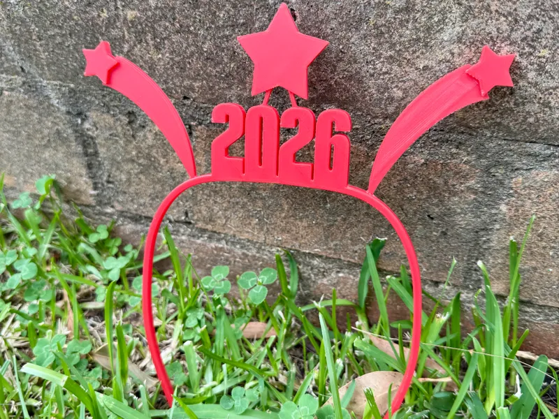 2026 New Year Headband