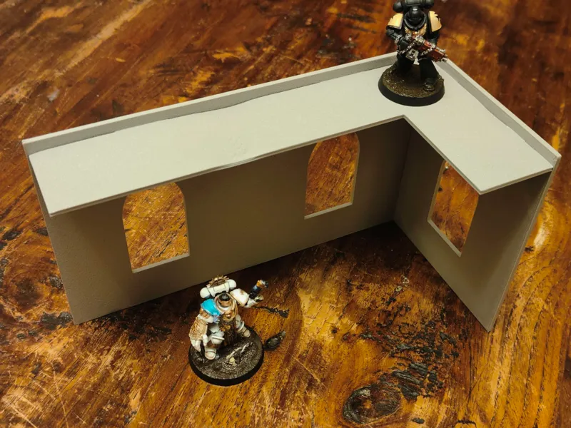 Simple Flatpack Wargaming 40K Tournament Terrain 