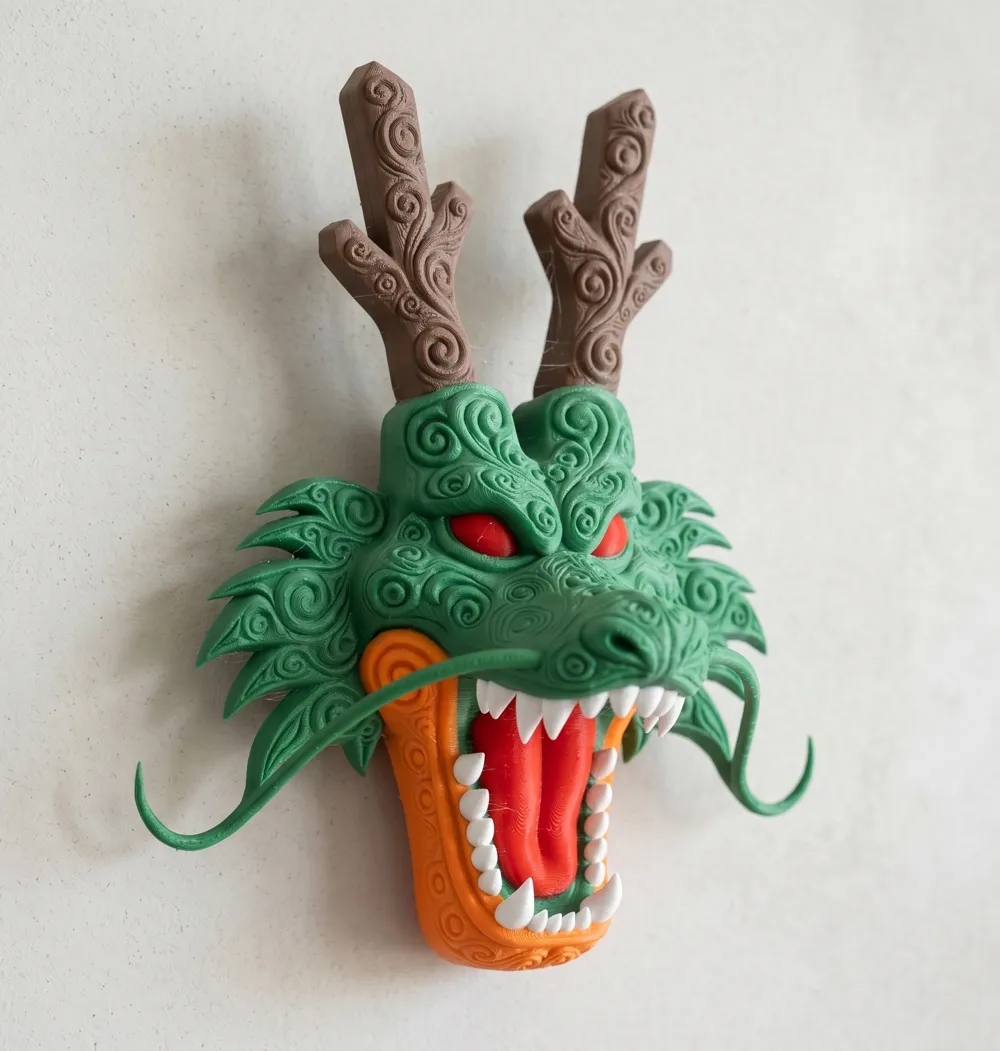 Shenron Wall Art - Dragon Ball Fan Art - Free 3D Print Model - MakerWorld