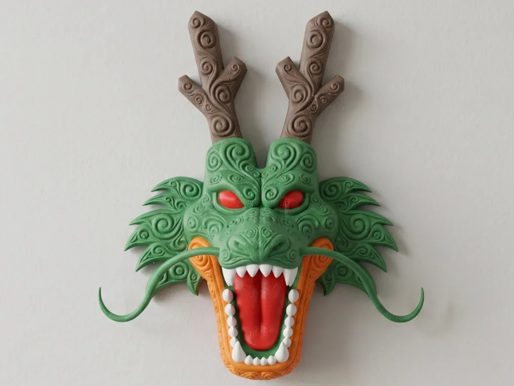 Shenron Wall Art - Dragon Ball Fan Art - Free 3D Print Model - MakerWorld
