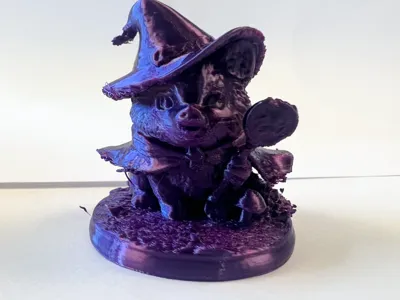 cute wizard corgi figure