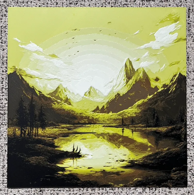 Hueforge Bambu Yellow Pack (Filament Painting)