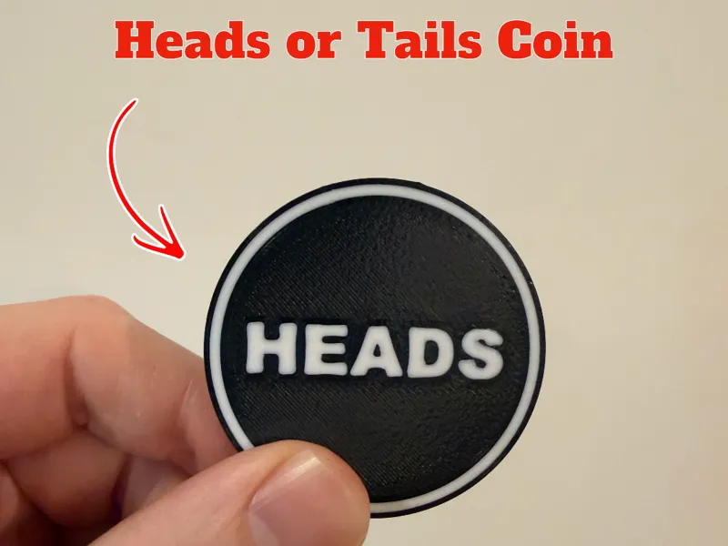 Heads or Tails Token (Dicision Fidget Coin)