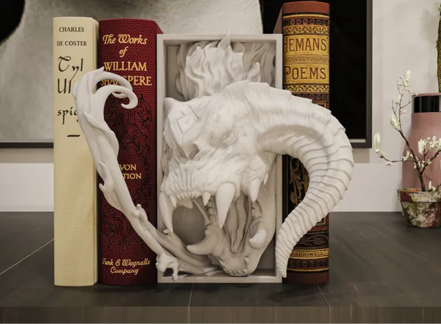 Balrog Book Nook and Wall mount