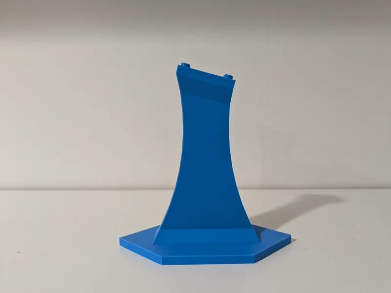 Inclined Brick Ship Display Stand, 4in (101mm)