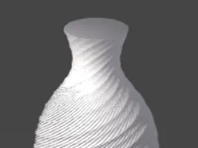 Deko Spiralvase
