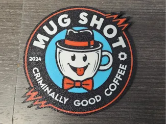 Mug Shot Coffee Coaster