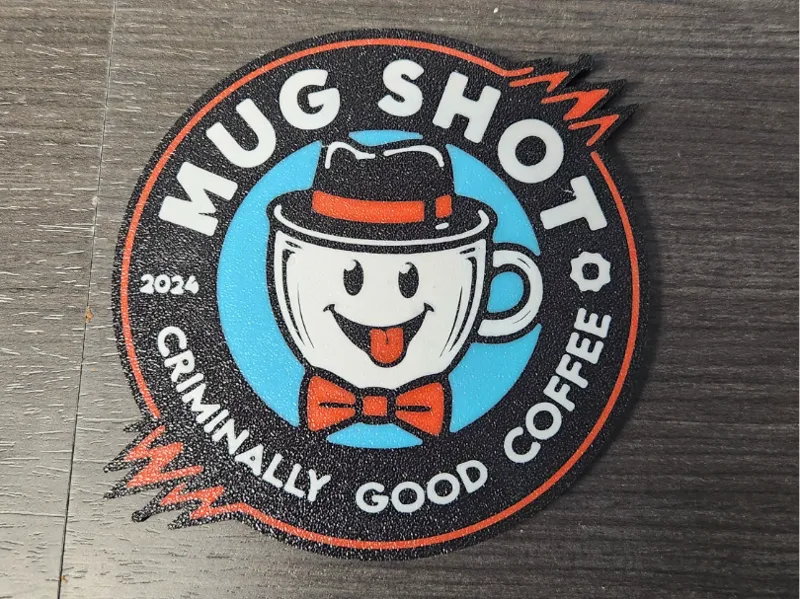 Mug Shot Coffee Coaster