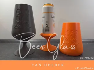 Classic BeerGlass Can Holder 0,5l