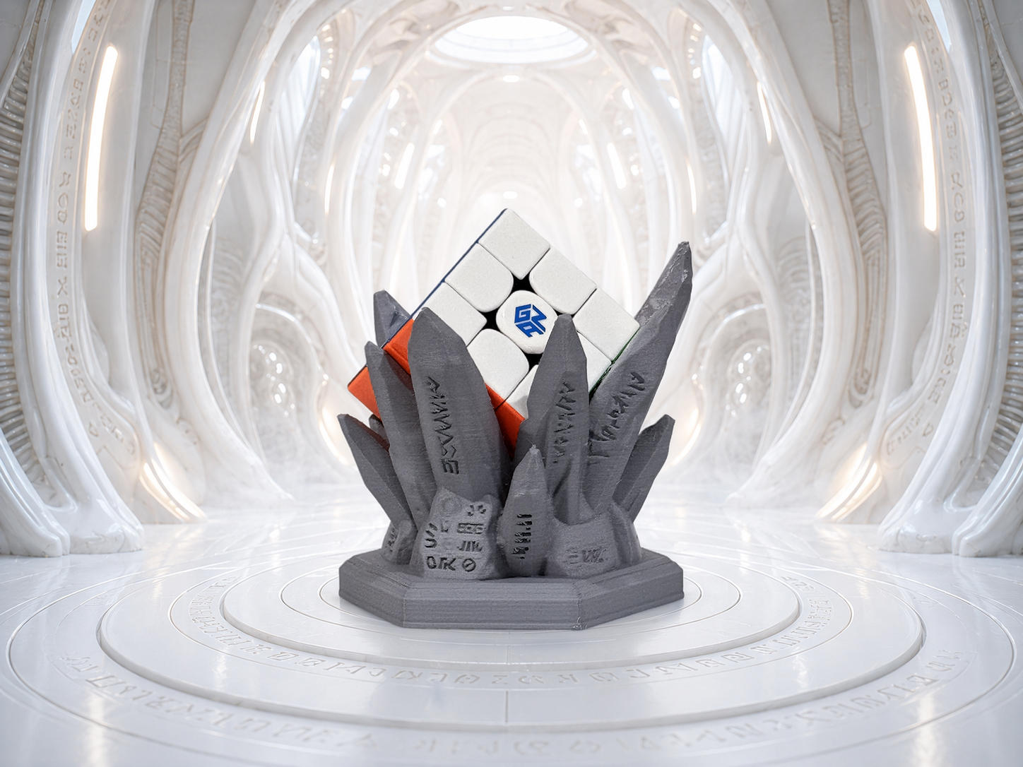 Rubik's Cube Stand | Xeno-Relic Hive