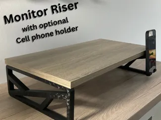 Modern Monitor Lifter (+ Cell phone holder)