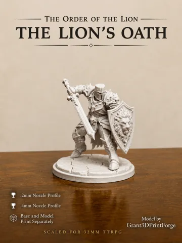 Figura decorativa: The Lion's Oath - D&D Miniature — vista de referencia 2