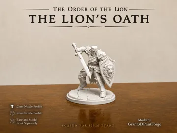 Figura decorativa: The Lion's Oath - D&D Miniature — vista de referencia 3