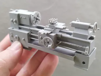 Torno paralelo industrial 