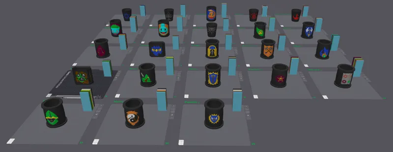 Cup Collection for Dice Games and Other Uses