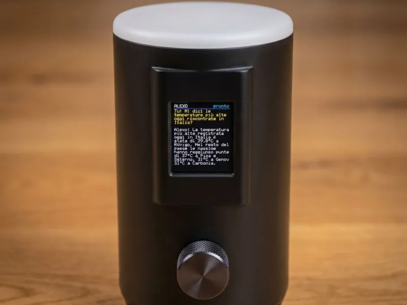 Alexo — AI Voice Assistant case (ESP32-S3)