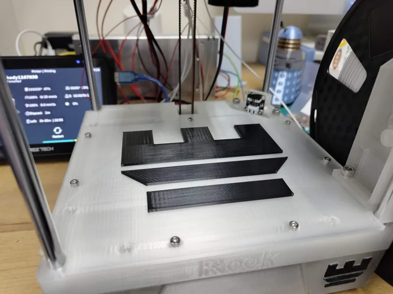 Plate for Rook MK1, Cutout, Creality-style Endstop