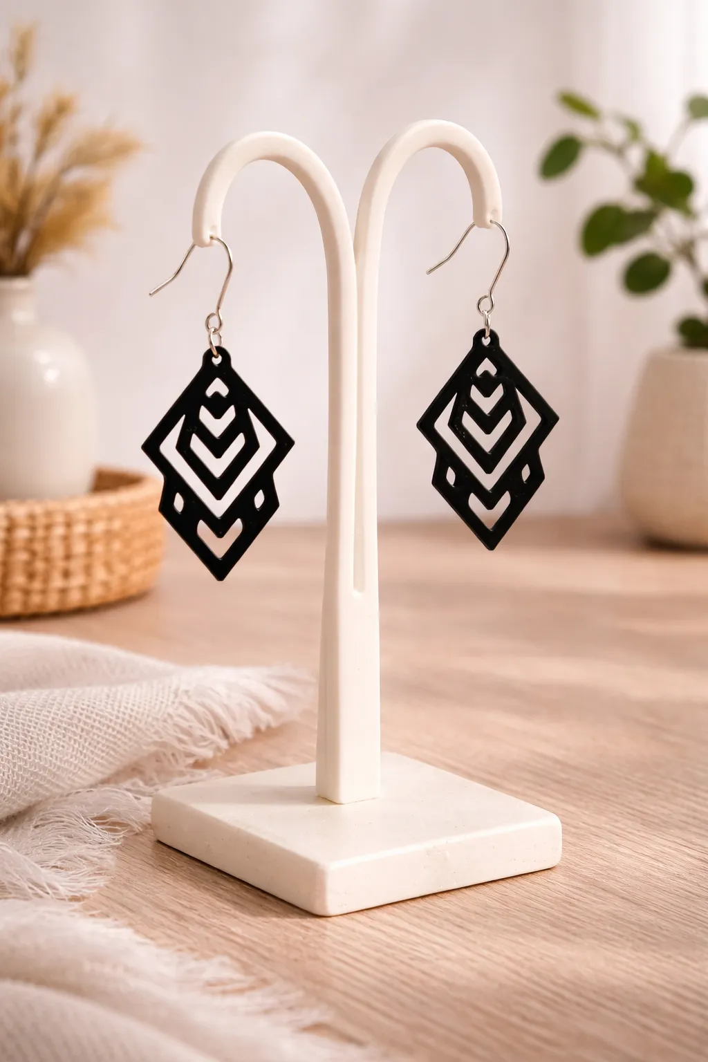 Geometry Drop Earrings view 2
