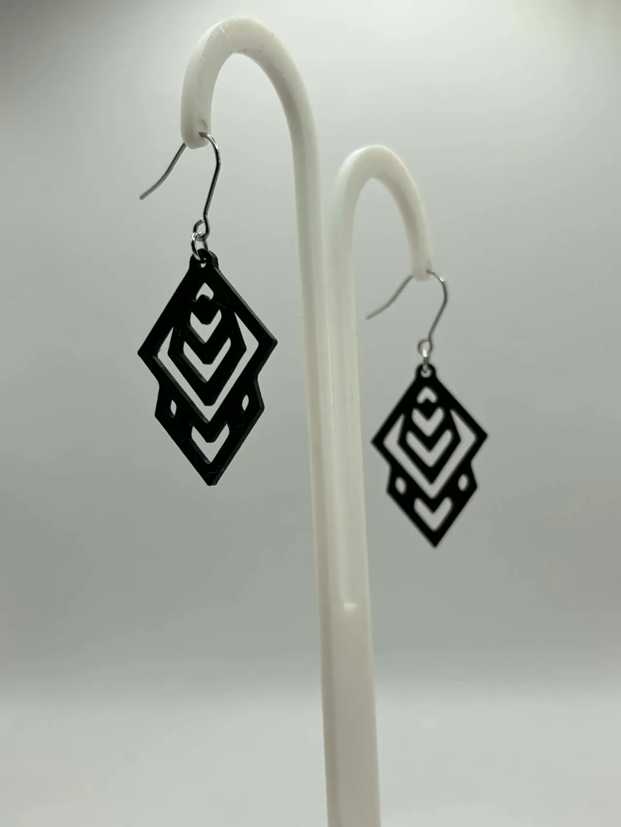 Geometry Drop Earrings view 3