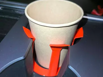 Tesla Model Y Model 3 Adaptive Diameter Limiting Cup Holder (Can be used for other cars after modifying diameter and height) 15 grams