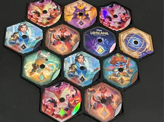 Lorcana lore counter display mount