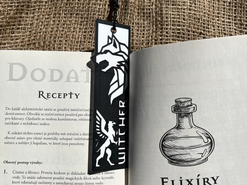 The Witcher - Wolf and Griffin bookmark