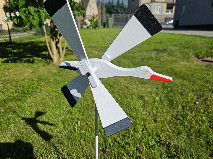 Stork Garden Pinwheel – Two Mounting Options