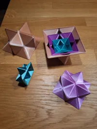 Boîtes cadeaux triangulaires gigognes — photo 2