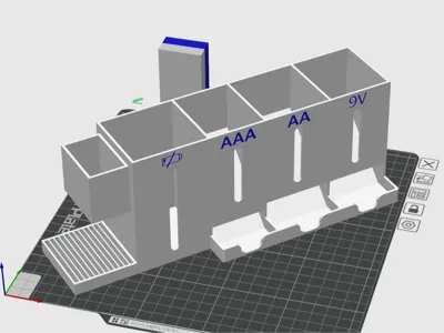 Battery Holder: AA, AAA, 9V, CR2032, BT-168, Empty