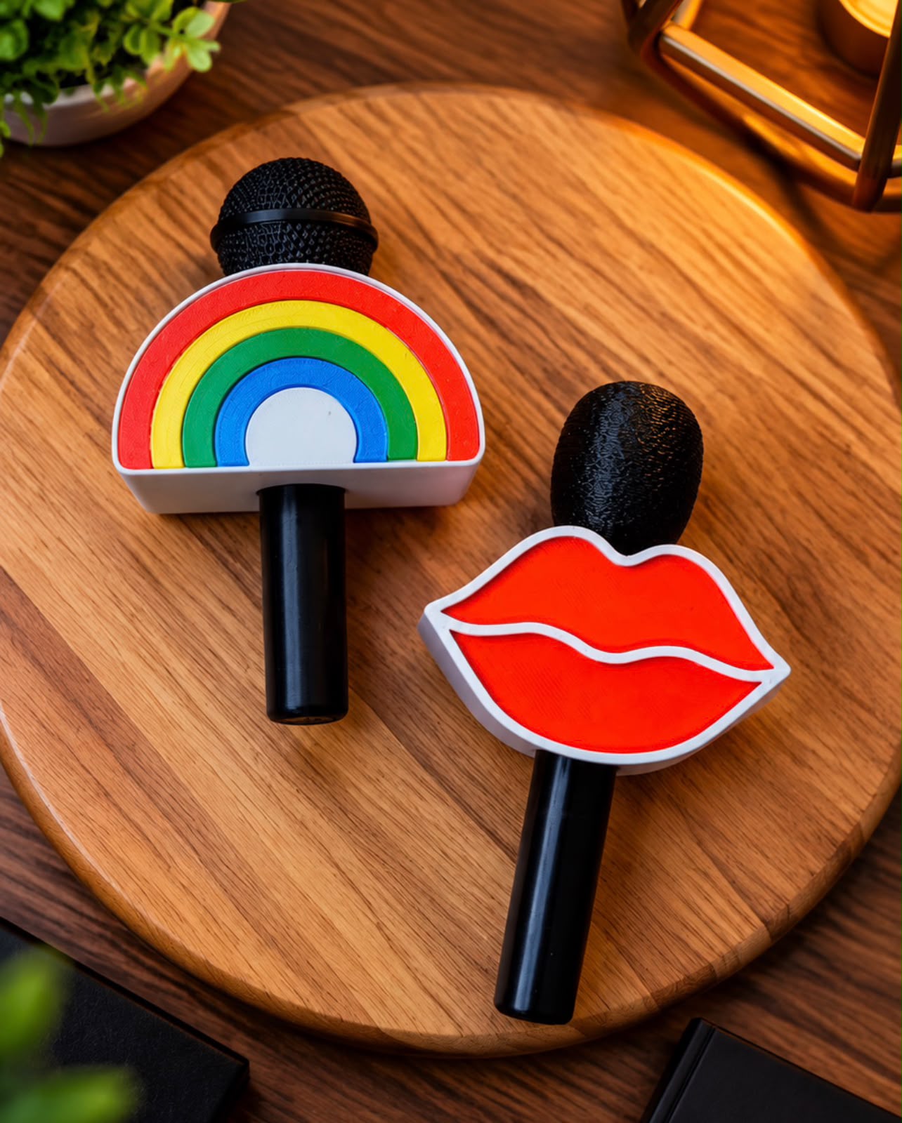 microphone stand, rainbow model - 1