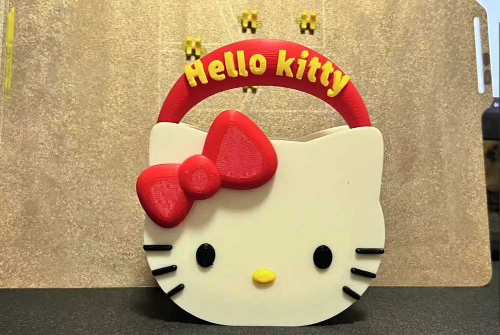 Hello Kitty Storage Box Vase - Free 3D Print Model - MakerWorld