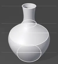 Vase à fleurs — base ronde et col fin — photo 6