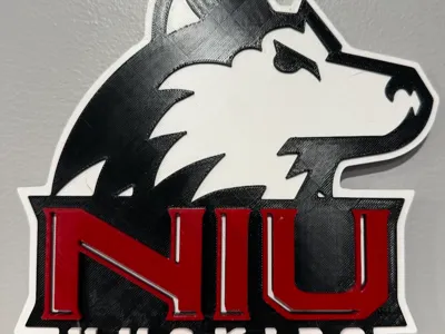 Northern Illinois Huskies Logo Multi-Color 