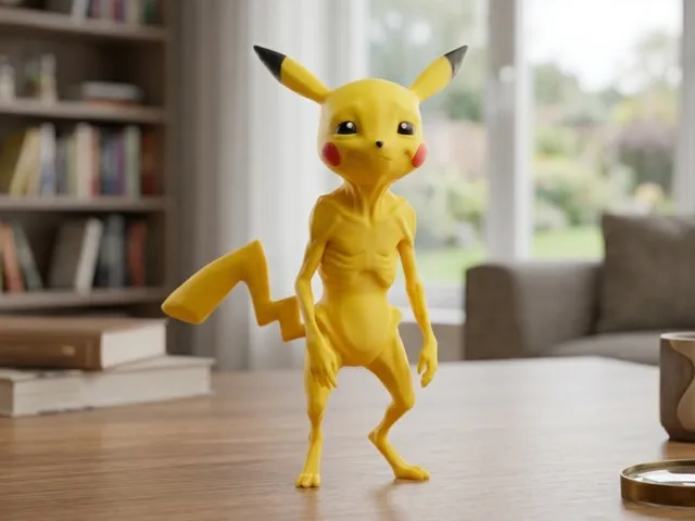 Pokemon extra skinny pikachu