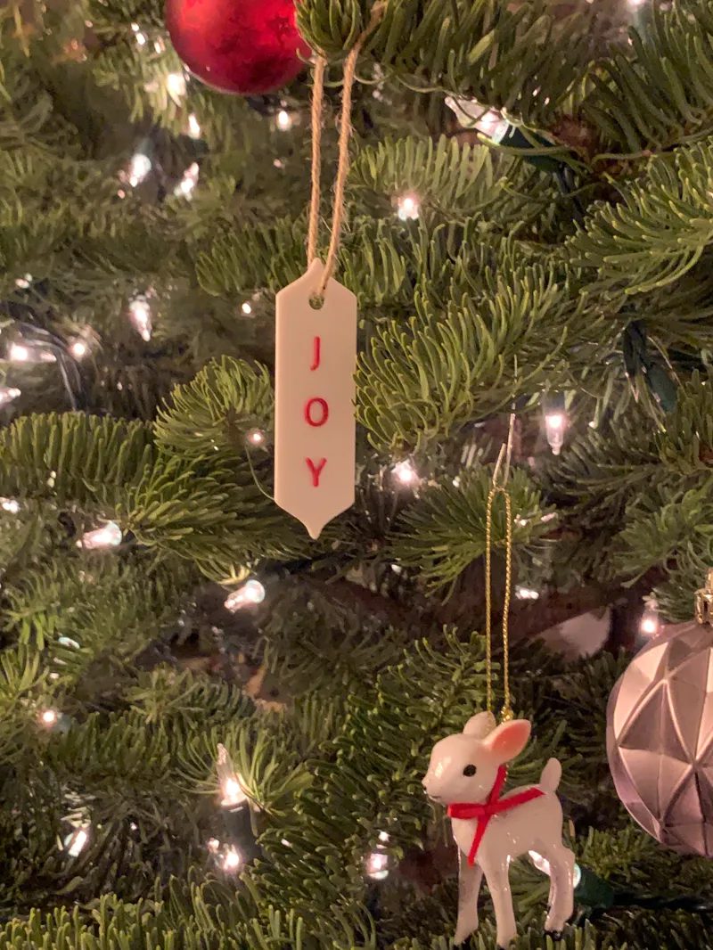 Christmas ornament set - Joy