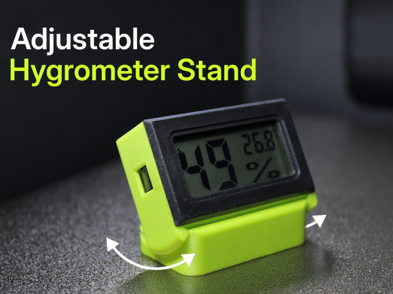 Adjustable Hygrometer Stand