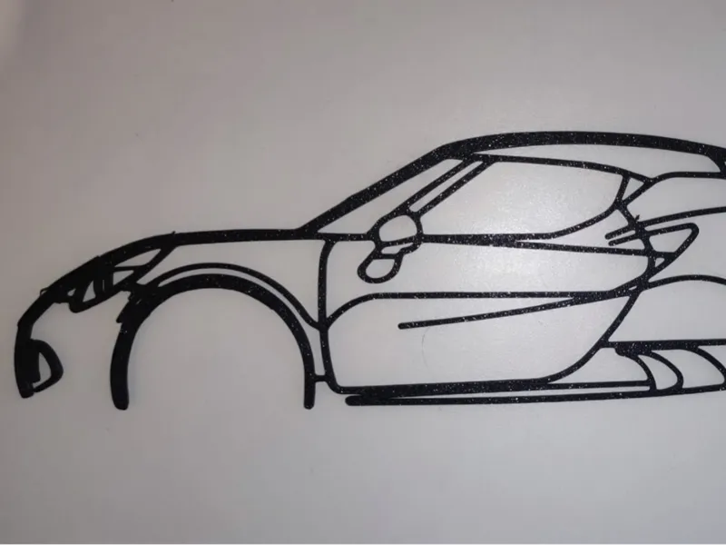 silhouette Alfa Romeo 4C