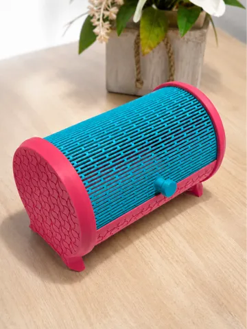 Organizador: Sliding Drum Box | Roll Top Storage — vista de referencia 2